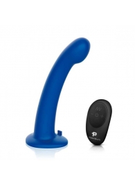 Синяя насадка Remote Control P-Spot G-Spot с черными трусиками - 20 см. - Pegasus - купить с доставкой в Белгороде