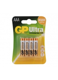 Батарейки алкалиновые GP Ultra Alkaline 24А AАA/LR03 - 4 шт. - Элементы питания - купить с доставкой в Белгороде