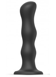 Черная насадка Strap-On-Me Dildo Geisha Balls size XL - Strap-on-me - купить с доставкой в Белгороде