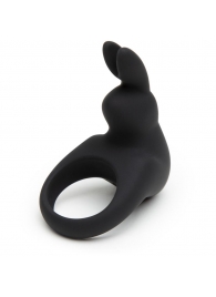 Черное эрекционное виброкольцо Happy Rabbit Rechargeable Rabbit Cock Ring - Happy Rabbit - в Белгороде купить с доставкой