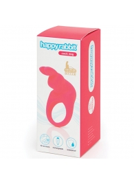 Розовое эрекционное виброкольцо Happy Rabbit Rechargeable Rabbit Cock Ring - Happy Rabbit - в Белгороде купить с доставкой