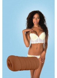Коричневый мастурбатор-вагина BRIANNA - Dream Toys - в Белгороде купить с доставкой