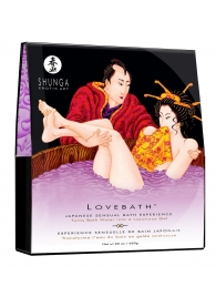 Соль для ванны Lovebath Sensual lotus, превращающая воду в гель - 650 гр. - Shunga - купить с доставкой в Белгороде