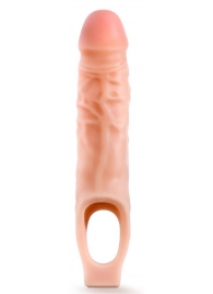 Телесная насадка на пенис 9 Inch Cock Sheath Extender - 22,2 см. - Blush Novelties - в Белгороде купить с доставкой