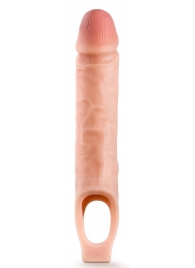 Телесная насадка на пенис 10 Inch Cock Sheath Extender - 25 см. - Blush Novelties - в Белгороде купить с доставкой