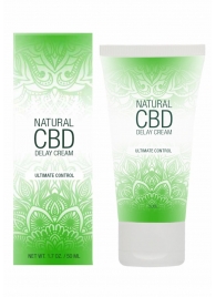 Крем-пролонгатор Natural CBD Delay Cream - 50 мл. - Shots Media BV - купить с доставкой в Белгороде