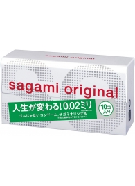 Ультратонкие презервативы Sagami Original 0.02 - 10 шт. - Sagami - купить с доставкой в Белгороде