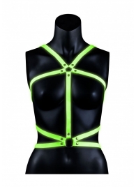 Портупея Body Harness с неоновым эффектом - размер L-XL - Shots Media BV - купить с доставкой в Белгороде