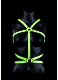 Портупея Body Harness с неоновым эффектом - размер L-XL - Shots Media BV - купить с доставкой в Белгороде