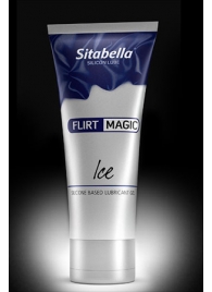 Силиконовая гель-смазка FLIRT MAGIC Ice с лёгким пролонгирующим эффектом - 75 мл. - Sitabella - купить с доставкой в Белгороде