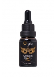 Возбуждающий гель для клитора ORGIE Orgasm Drops Vibe - 15 мл. - ORGIE - купить с доставкой в Белгороде