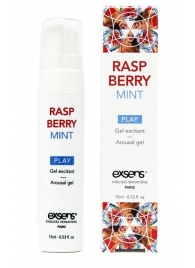 Возбуждающий гель Raspberry Mint с ароматом малины и мяты - 15 мл. - Exsens - купить с доставкой в Белгороде