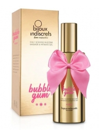 Гель с ароматом жвачки Bubblegum 2-in-1 Scented Silicone Massage And Intimate Gel - 100 мл. - Bijoux Indiscrets - купить с доставкой в Белгороде