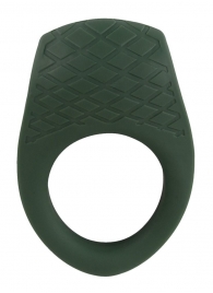 Зеленое эрекционное виброкольцо Luxurious Vibro Cock Ring - Orion - в Белгороде купить с доставкой