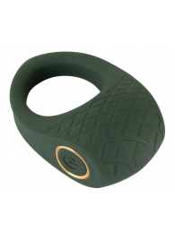 Зеленое эрекционное виброкольцо Luxurious Vibro Cock Ring - Orion - в Белгороде купить с доставкой