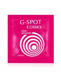 Стимулирующий интимный крем для женщин Cosmo G-spot - 2 гр. - Биоритм - купить с доставкой в Белгороде