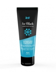 Лубрикант на водной основе Ice Black с ледяным эффектом - 50 мл. - INTT - купить с доставкой в Белгороде