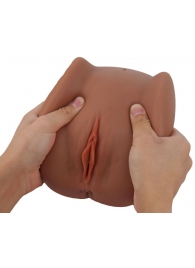 Мастурбатор Black Beauty - вагина и анус - S-HANDE - в Белгороде купить с доставкой