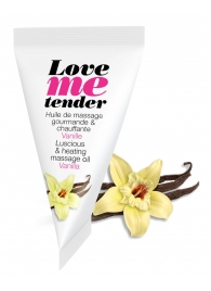 Съедобное согревающее массажное масло Love Me Tender Vanilla с ароматом ванили - 10 мл. - Love to Love - купить с доставкой в Белгороде