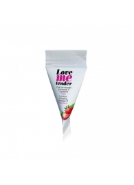 Съедобное согревающее массажное масло Love Me Tender Strawberry с ароматом клубники - 10 мл. - Love to Love - купить с доставкой в Белгороде