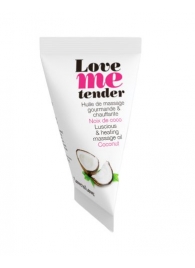 Съедобное согревающее массажное масло Love Me Tender Cocos с ароматом кокоса - 10 мл. - Love to Love - купить с доставкой в Белгороде
