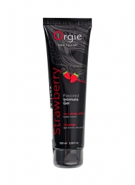 Интимный гель на водной основе Lube Tube Strawberry с клубничным вкусом - 100 мл. - ORGIE - купить с доставкой в Белгороде