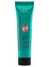 Съедобный интимный гель Orgie Lube Tube Cocktail Strawberry Mojito - 100 мл. - ORGIE - купить с доставкой в Белгороде