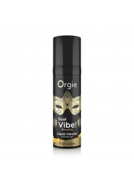 Съедобный гель Dual Vibe Pina Colada с эффектом вибрации и вкусом коктейля пина колада - 15 мл. - ORGIE - купить с доставкой в Белгороде