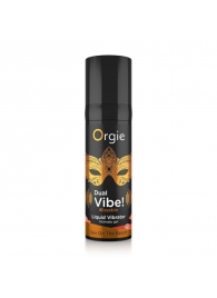 Съедобный гель Dual Vibe Sex On The Beach с эффектом вибрации и вкусом коктейля «секс на пляже» - 15 мл. - ORGIE - купить с доставкой в Белгороде