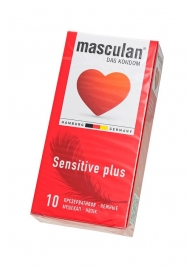 Презервативы Masculan Sensitive plus - 10 шт. - Masculan - купить с доставкой в Белгороде