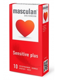 Презервативы Masculan Sensitive plus - 10 шт. - Masculan - купить с доставкой в Белгороде