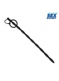 Черный стимулятор уретры Sex Expert - Sex Expert - купить с доставкой в Белгороде