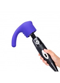 Фиолетовая насадка для wand-вибромассажера Deluxe Silicone G-Spot Wand Attachment - Pink Vibe