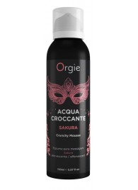 Хрустящая пенка для массажа Orgie Acqua Croccante Sakura с ароматом сакуры - 150 мл. - ORGIE - купить с доставкой в Белгороде