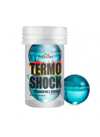 Интимный гель Termo Shock Hot Ball с разогревающе-покалывающим эффектом (2 шарика по 3 гр.) - HotFlowers - купить с доставкой в Белгороде