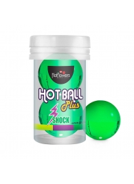 Лубрикант на силиконовой основе Hot Ball Plus с покалывающим эффектом (2 шарика по 3 гр.) - HotFlowers - купить с доставкой в Белгороде