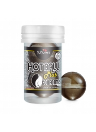 Анальный лубрикант на масляной основе Hot Ball Plus Conforto (2 шарика по 3 гр.) - HotFlowers - купить с доставкой в Белгороде