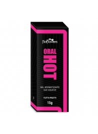 Гель для оральных ласк Oral Hot с согревающим эффектом - 15 гр. - HotFlowers - купить с доставкой в Белгороде