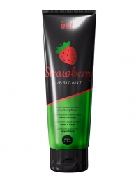 Смазка на водной основе с ароматом клубники Strawberry Lubricant - 100 мл. - INTT - купить с доставкой в Белгороде