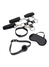 Набор для фиксации из 7 предметов Hogtie   Ball Gag Kit - Lux Fetish - купить с доставкой в Белгороде