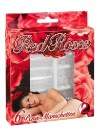 Набор из 6 насадок с шипиками Red Roses - Orion - в Белгороде купить с доставкой