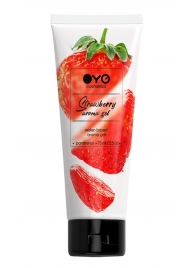 Лубрикант на водной основе OYO Aroma Gel Strawberry с ароматом клубники - 75 мл. - OYO - купить с доставкой в Белгороде