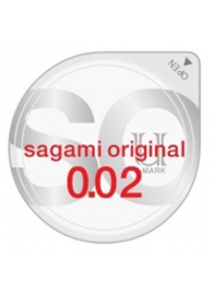 Ультратонкий презерватив Sagami Original - 1 шт. - Sagami - купить с доставкой в Белгороде