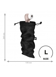 Черный мешочек для хранения игрушек Treasure Bag L - Satisfyer - купить с доставкой в Белгороде