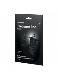 Черный мешочек для хранения игрушек Treasure Bag L - Satisfyer - купить с доставкой в Белгороде
