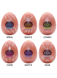 Набор из 6 мастурбаторов-яиц Tenga Egg Variety Pack V - Tenga - в Белгороде купить с доставкой