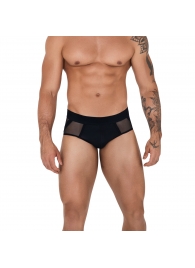 Черные мужские трусы-джоки Caspian Jockstrap - Clever Masculine Underwear купить с доставкой