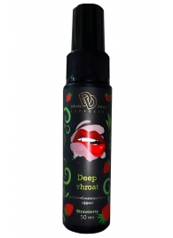 Спрей для горла Deep Throat с десенсибилизирующим эффектом и вкусом клубники - 50 мл. - БиоМед - купить с доставкой в Белгороде