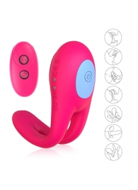 Розовое виброкольцо с пультом ДУ - I-MOON - в Белгороде купить с доставкой