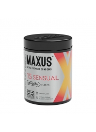 Анатомические презервативы MAXUS Sensual - 15 шт. - Maxus - купить с доставкой в Белгороде